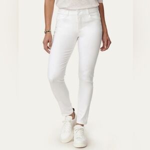 NWT Democracy Ab-Technology Stretch Ankle Length White Jeans Women's 14 MSRP $88